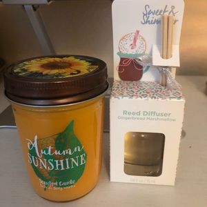 Candle and diffuser